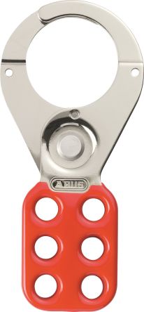 ABUS Red Steel Lockout Hasp, 3.81cm Attachment