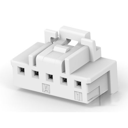 TE Connectivity 1-2232979 Steckverbindergehäuse LWL-Steckverbinder 2mm, 5-polig / 1-reihig Vertikal, Kabelmontage