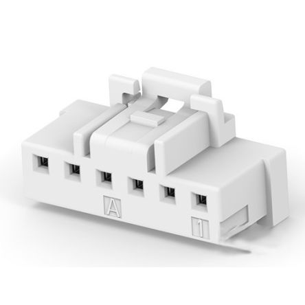 TE Connectivity, 1-2232979 Plug Connector Housing, 2mm Pitch, 6 Way, 1 Row Vertical