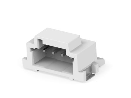 TE Connectivity SGI2.0 Leiterplatten-Stiftleiste Gewinkelt, 4-polig / 1-reihig, Raster 2mm, Kabel-Platine, 2A, Ummantelt