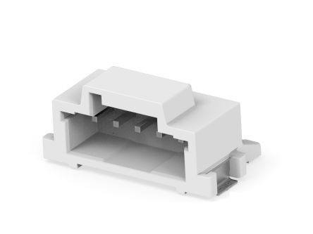 TE Connectivity SGI2.0 Leiterplatten-Stiftleiste Gewinkelt, 5-polig / 1-reihig, Raster 2mm, Kabel-Platine, 2A, Ummantelt