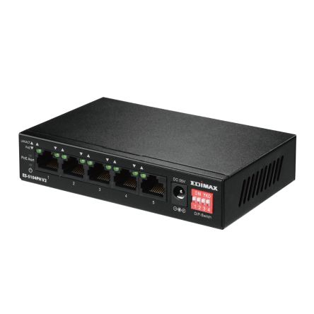 Edimax ES-5104PH V2 Ethernet-Switch PoE 5-Port Unmanaged