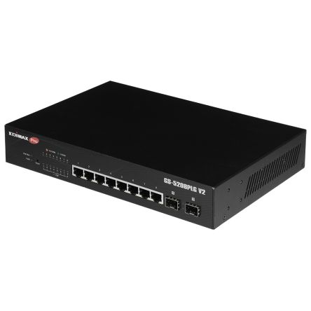 Edimax Switch Gigabit Con PoE, 10 Puertos