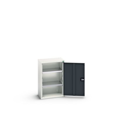 Bott Schrank, Typ Wandschrank, Bodenmontage, 1 Tür/en, 2 Regal/e, 0 Schublade/n, Verriegelbar, Stahlblech