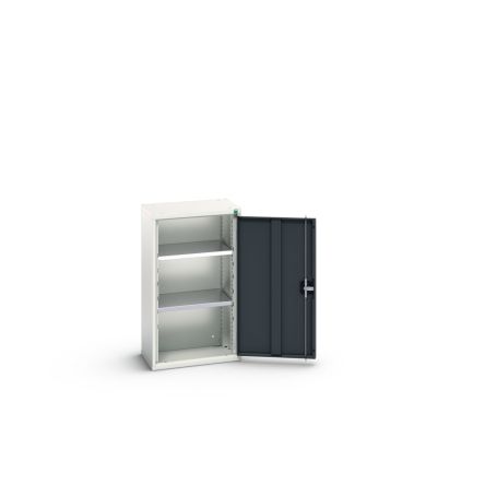 Bott Schrank, Typ Wandschrank, Bodenmontage, 1 Tür/en, 2 Regal/e, 0 Schublade/n, Verriegelbar, Stahlblech