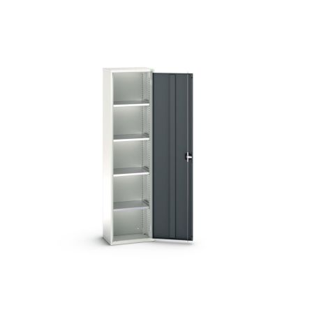 Bott Schrank, Typ Regalschrank, Bodenmontage, 1 Tür/en, 4 Regal/e, 0 Schublade/n, Verriegelbar, Stahlblech