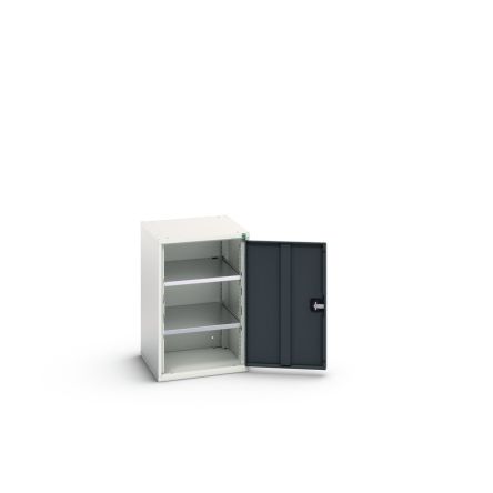 Bott Schrank, Typ Regalschrank, Bodenmontage, 1 Tür/en, 2 Regal/e, 0 Schublade/n, Verriegelbar, Stahlblech