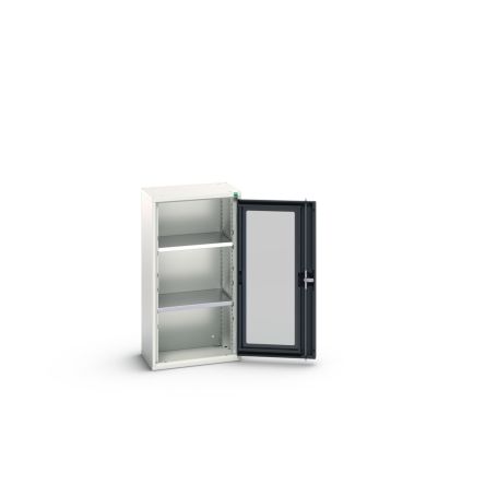 Bott Schrank, Typ Schrank Mit Ablage, Bodenmontage, 1 Tür/en, 2 Regal/e, 0 Schublade/n, Verriegelbar, Stahlblech