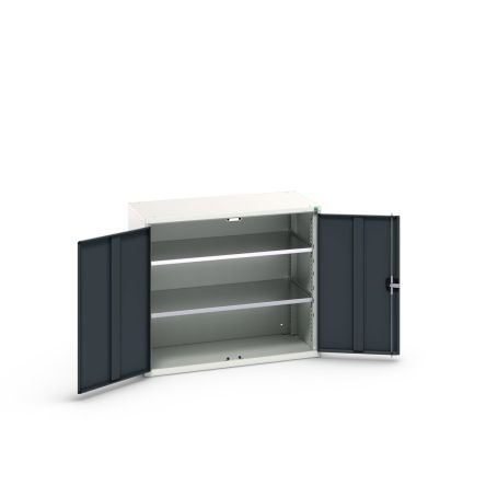 Bott Schrank, Typ Regalschrank, Bodenmontage, 2 Tür/en, 2 Regal/e, 0 Schublade/n, Verriegelbar, Stahlblech