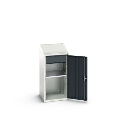 Bott Schrank, Typ Schrank Mit Ablage, Bodenmontage, 1 Tür/en, 1 Regal/e, 1 Schublade/n, Verriegelbar, Stahlblech