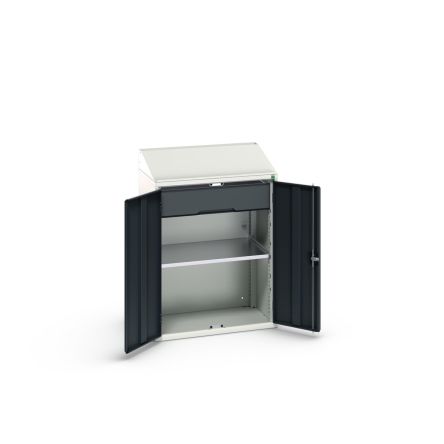 Bott 2 Door Sheet Steel Lockable Floor Standing Cupboard, 800 X 550 X 1130mm