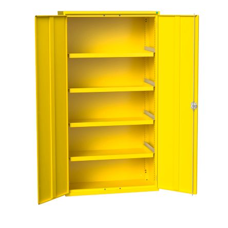 Bott Schrank, Typ Schrank Mit Ablage, Bodenmontage, 2 Tür/en, 4 Regal/e, 0 Schublade/n, Verriegelbar, Stahlblech