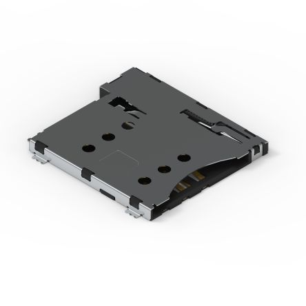 Wurth Elektronik Conector Para Tarjeta SIM Micro SIM De 6 Contactos, Paso 1.27mm, 2 Filas, Push-Push