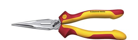 Wiha Tools Zange, Gebogen Schneidkraft → Harter Draht Von 1,8 Mm, Mittelharter Draht Von 2,5 Mm 160 Mm VDE