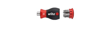 Wiha Tools Destornillador, Punta Phillips, Pozidriv PH1, PH2, PH3, PZ1, PZ2, PZ3