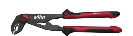 Wiha Tools Pliers, 250 Mm Overall, Angled Tip