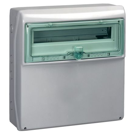 Schneider Electric Mureva Schaltschrank, 1-fach, Polymer, 448mm, 160mm, 460mm, Hellgrau