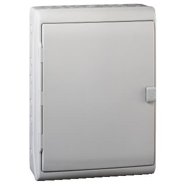 Schneider Electric Mureva Schaltschrank, 1-fach, Polymer, 340mm, 160mm, 460mm, Hellgrau