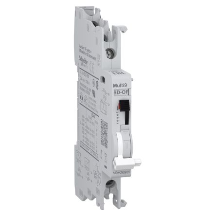 Schneider Electric Auxiliary Contact, 2 Contact, 2 C/O, Clip-On, C60