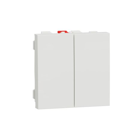 Schneider Electric NU3 Wippschalter Wippschalter IP4X, 1-polig, 2 Wege 10A, 250V Weiß, Kunststoff