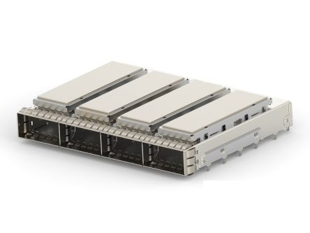 TE Connectivity QSFP-Raster 2354935 Käfigbaugruppe Für QSFP28-Kabelbaugruppe, QSFP28-MSA-kompatibler Transceiver