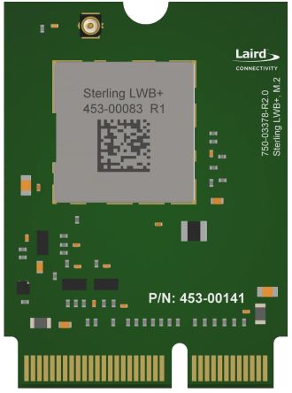 Laird Connectivity Module WiFi 453-00141 IEEE 802.11 B/g/n PCM, SDIO, UART 3.3V 12 X 12 X 1.5mm