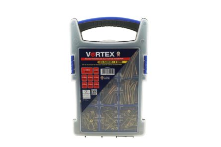 UNIFIX VORTEX Holzschraube 1.18 In, 1.57 In, 1.96 In, 2.75 In, 3.14 In, 3.93 In Zöllig Verzinkt Senkkopf