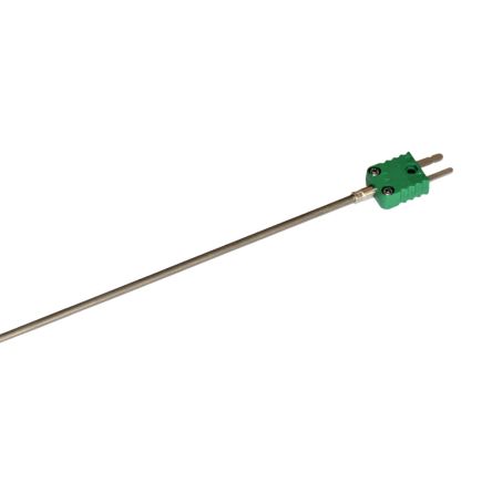 Electrotherm 282 Type J Thermocouple 200mm Length, 3mm Diameter, 0°C → +700°C