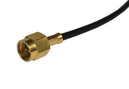 Huber+Suhner Stecker Koaxialsteckverbinder SMA-Steckverbinder, Kabel, Crimp-Anschluss, Für Koaxial-Kabel,, Gerade