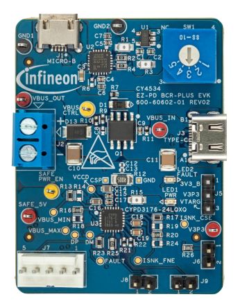 Infineon Evaluierungsbausatz, 48MHz USB Für Zylinder-Steckverbinder