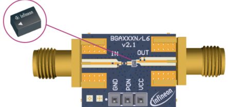 Infineon Entwicklungstool Kommunikation Und Drahtlos, 1615MHz GNSS-Modul Verstärker, Linear Für Mobiltelefon,