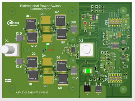 Infineon Gate Driver, Power MOSFET Gate-Ansteuerungsmodul, Demonstration Board Stromverteilungsschalter