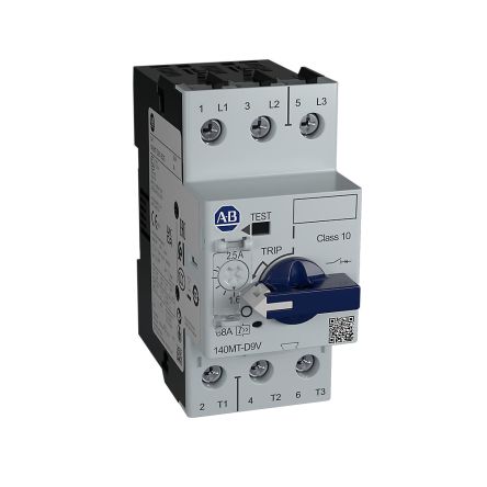 Rockwell Automation 140MT Motorschutzschalter, 1,6 A 200 → 500 V Wechselstrom Schütz Bulletin 100-K/C/E