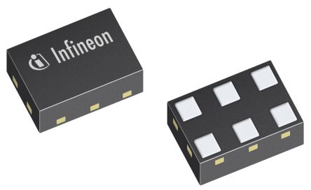 Infineon HF-Verstärker BGA7H1N6E6327XTSA1 Rauscharmer Verstärker, 12,5 DB 1-Kanal 2690 MHz, 6-Pin TSNP-6-2