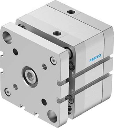 Festo ADNGF ADNGF-80-10 Pneumatik-Kompaktzylinder Doppeltwirkend, Bohrung Ø 80mm / Hub 10mm