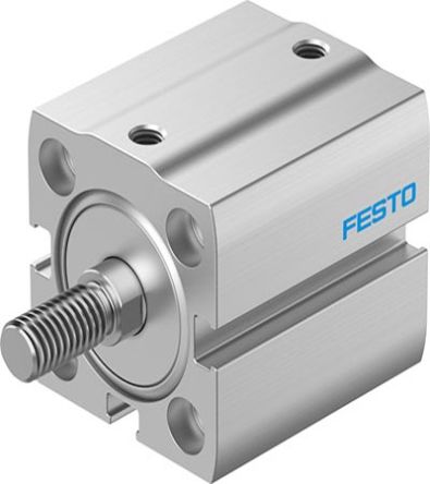 Festo Pneumatic Compact Cylinder - ADN-S-25, 25mm Bore, 50mm Stroke, ADN Series, Double Acting