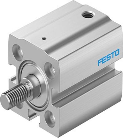 Festo Pneumatic Compact Cylinder - AEN-S-16, 16mm Bore, 10mm Stroke, AEN Series, Single Acting