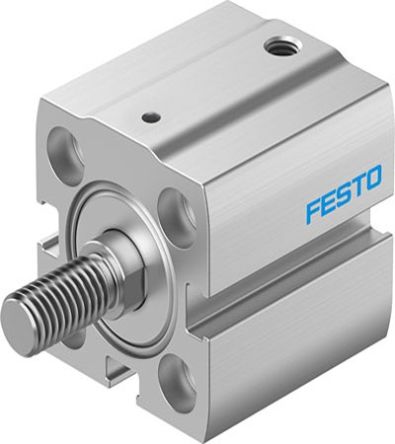 Festo Cilindro Compacto Neumático, AEN-S-20-10-A-P, Simple Acción