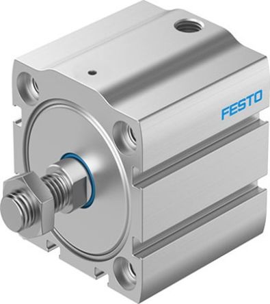 Festo Pneumatic Compact Cylinder - AEN-S-50, 50mm Bore, 10mm Stroke, AEN Series, Single Acting