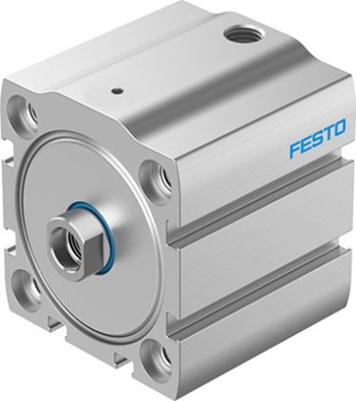 Festo Pneumatic Compact Cylinder - AEN-S-50, 50mm Bore, 10mm Stroke, AEN Series, Single Acting
