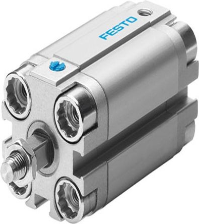 Festo AEVULQ AEVULQ-16-5 Pneumatik-Kompaktzylinder Einfachwirkend, Bohrung Ø 16mm / Hub 5mm