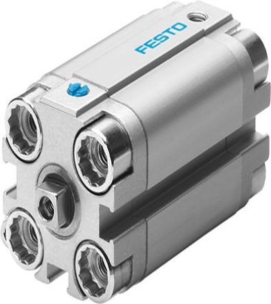 Festo AEVULQ AEVULQ-25-20 Pneumatik-Kompaktzylinder Einfachwirkend, Bohrung Ø 25mm / Hub 20mm