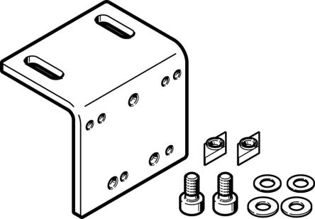 Festo Montagehalterung DAVM-MW-V1-32-V Zur Verwendung Mit Pneumatikzylinder Und Aktuatoren