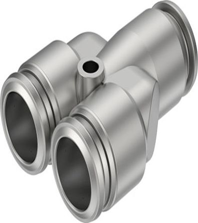 Festo NPQR Series Push-in Fitting, Push In 16 Mm To Push In 16 Mm, Tube-to-Tube Connection Style, NPQR-Y-Q16