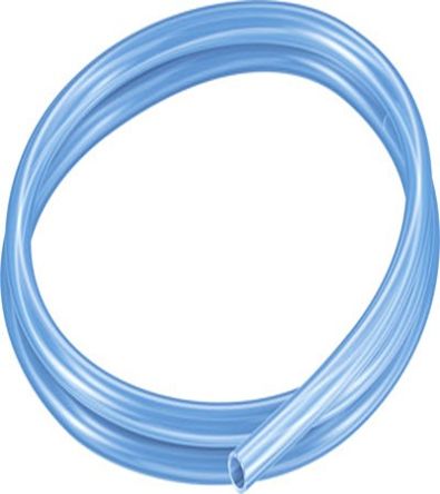 Festo Rund Kunststoffrohr Blau, Außen-Ø 10mm / Innen-Ø 7mm, TPE, 3mm