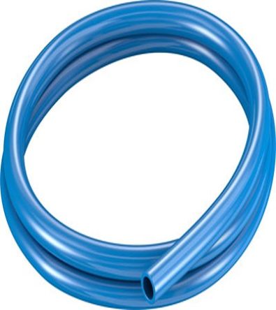 Festo Rund Kunststoffrohr Blau, Außen-Ø 16mm / Innen-Ø 11mm, TPE
