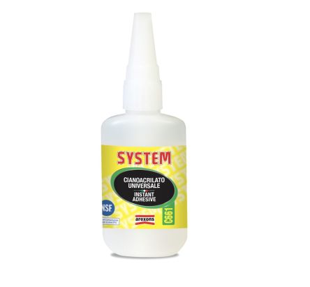 AREXONS Adesivo Acrilico System C661 Cianoacr.Universale, Col. Trasparente Da 50 Ml