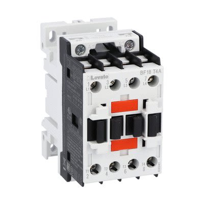 Lovato BF18 Series Contactor, 575 V Coil, 4-Pole, 32 A, 36 KW, 690 V