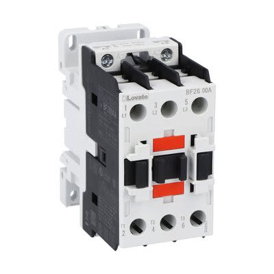 Lovato Contactor BF26 De 3 Polos, 26 A, Bobina 120 V Ac, 51 KW