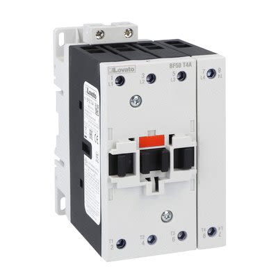 Lovato Contactor BF50 De 4 Polos, 90 A, Bobina 120 V Ac, 102 KW